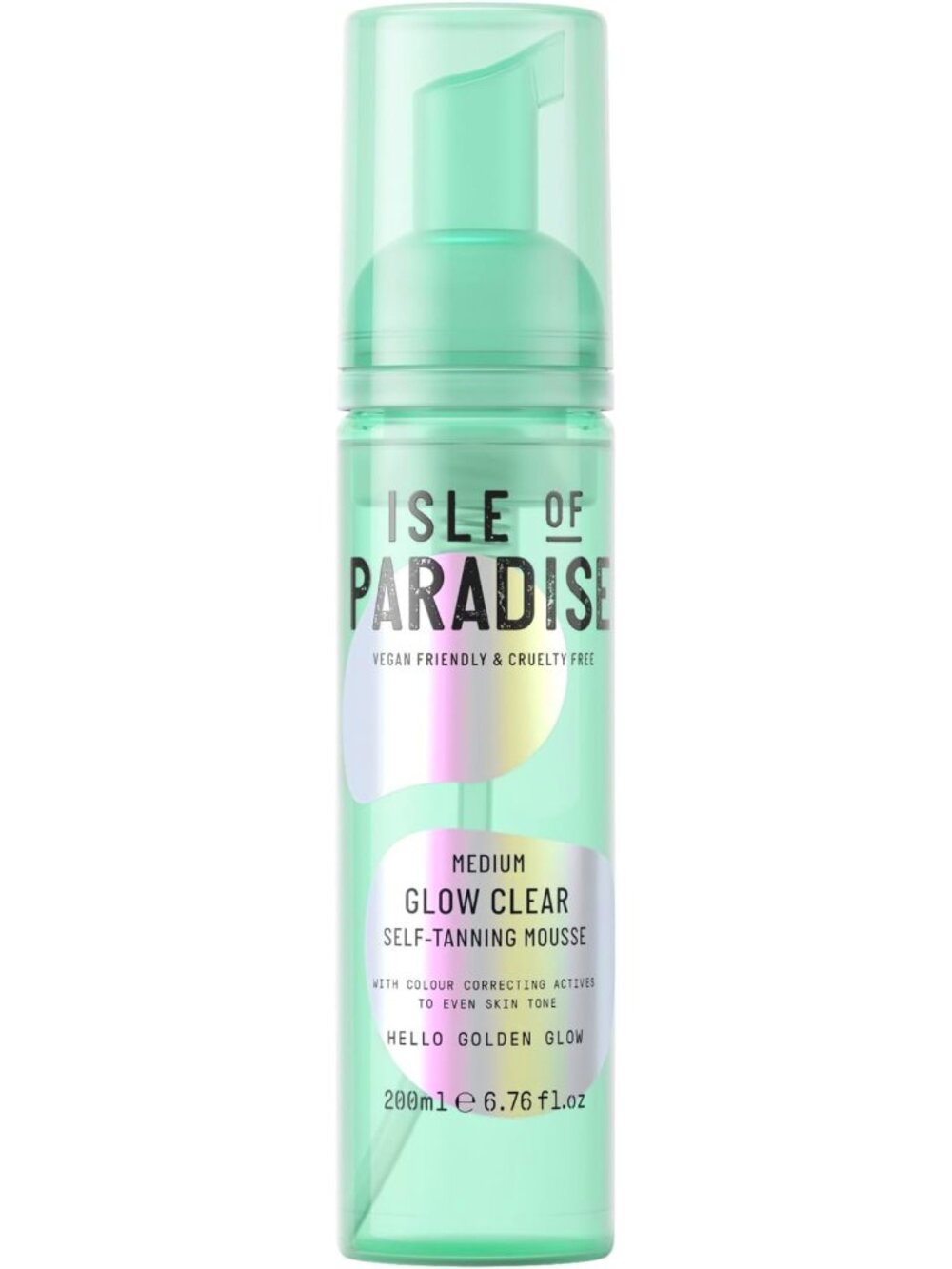 Isle of Paradise SELF TANNING MOUSSE Medium Clear Color Correcting Body Bronzer